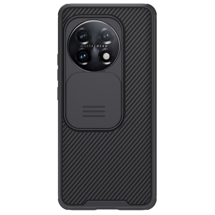 NILLKIN CamShield Pro for OnePlus 11 5G PC+TPU Phone Case Camera Slide Cover Phone Shell - Black