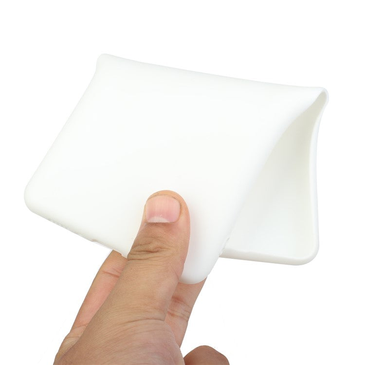 For Samsung Galaxy S23 Candy Color Matte Phone Case Anti-scratch TPU Back Cover - White