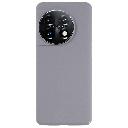 For OnePlus 11 5G Matte Phone Case Drop-proof Hard PC Protective Phone Cover - Grey