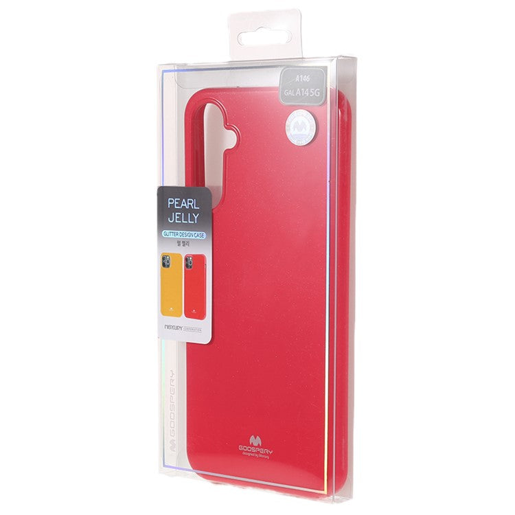 MERCURY GOOSPERY For Samsung Galaxy A14 5G / A14 4G Glitter Shiny Phone Case Flexible TPU Drop Protection Cover - Rose