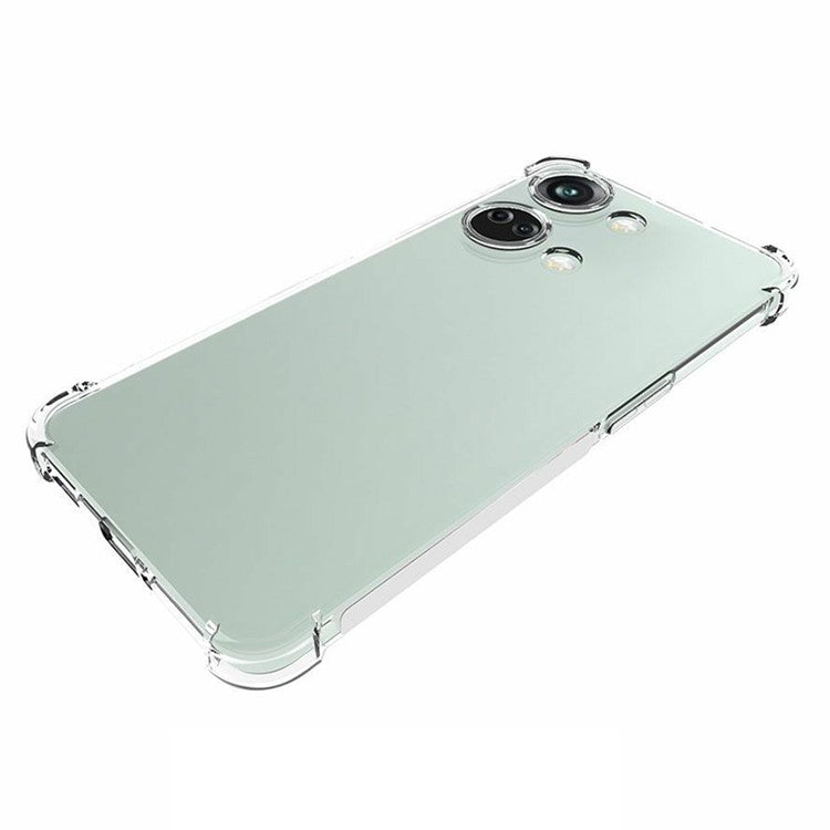 For OnePlus Nord 3 5G / Ace 2V Drop-proof Four Corner Airbag Corner TPU Cover Anti-Slip Transparent Cell Phone Case