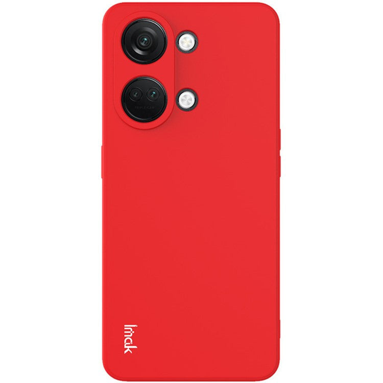 IMAK UC-4 Series Phone Case for OnePlus Nord 3 5G / Ace 2V TPU Cover Straight Edge Anti-Fall Cell Phone Shell - Red