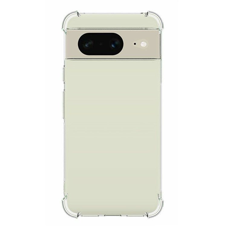 For Google Pixel 8 Anti-slip TPU Phone Case Four Corner Airbag Shockproof Transparent Phone Cover