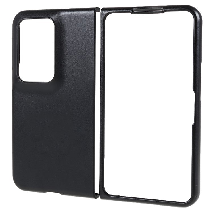 Protective Phone Shell for Oppo Find N2 Fold 5G Case Anti-Drop Hard PC Matte Phone Cover - Black
