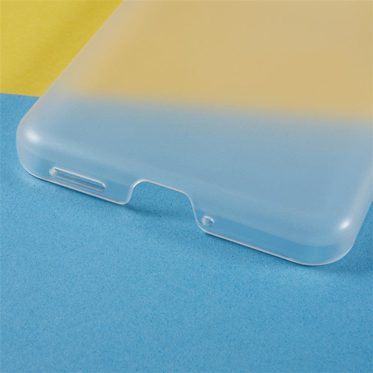 Shockproof Phone Case for Oppo Find N2 Flip 5G Anti-Drop Hard PC Matte Phone Cover - Transparent
