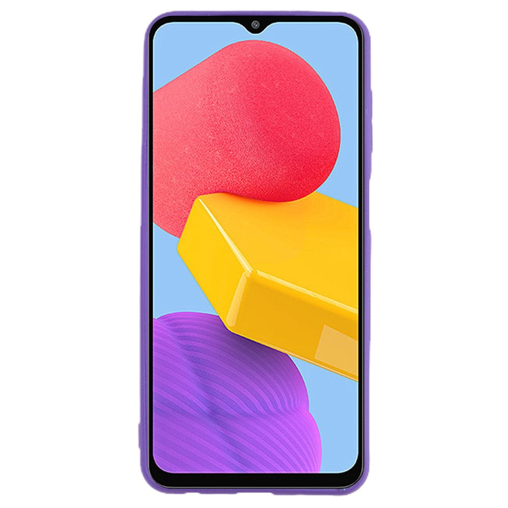 For Samsung Galaxy M13 4G / F13 4G TPU Phone Case Double-Sided Matte Phone Cover Anti-scratch Shell - Purple