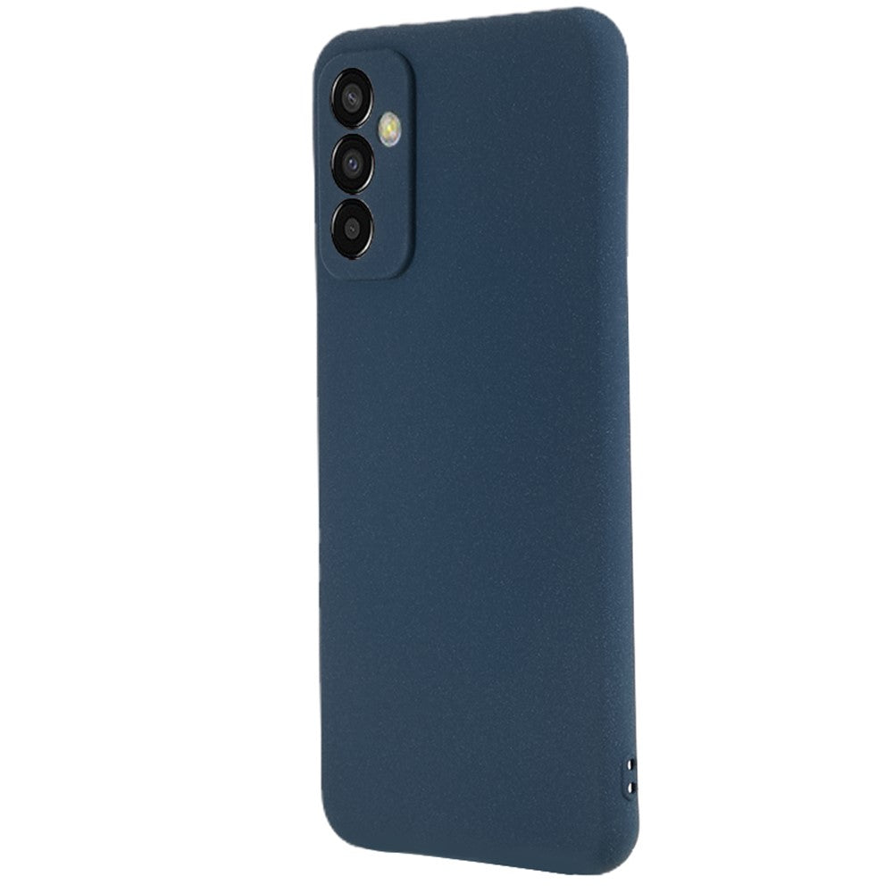 For Samsung Galaxy M13 4G / F13 4G TPU Phone Case Double-Sided Matte Phone Cover Anti-scratch Shell - Navy Blue