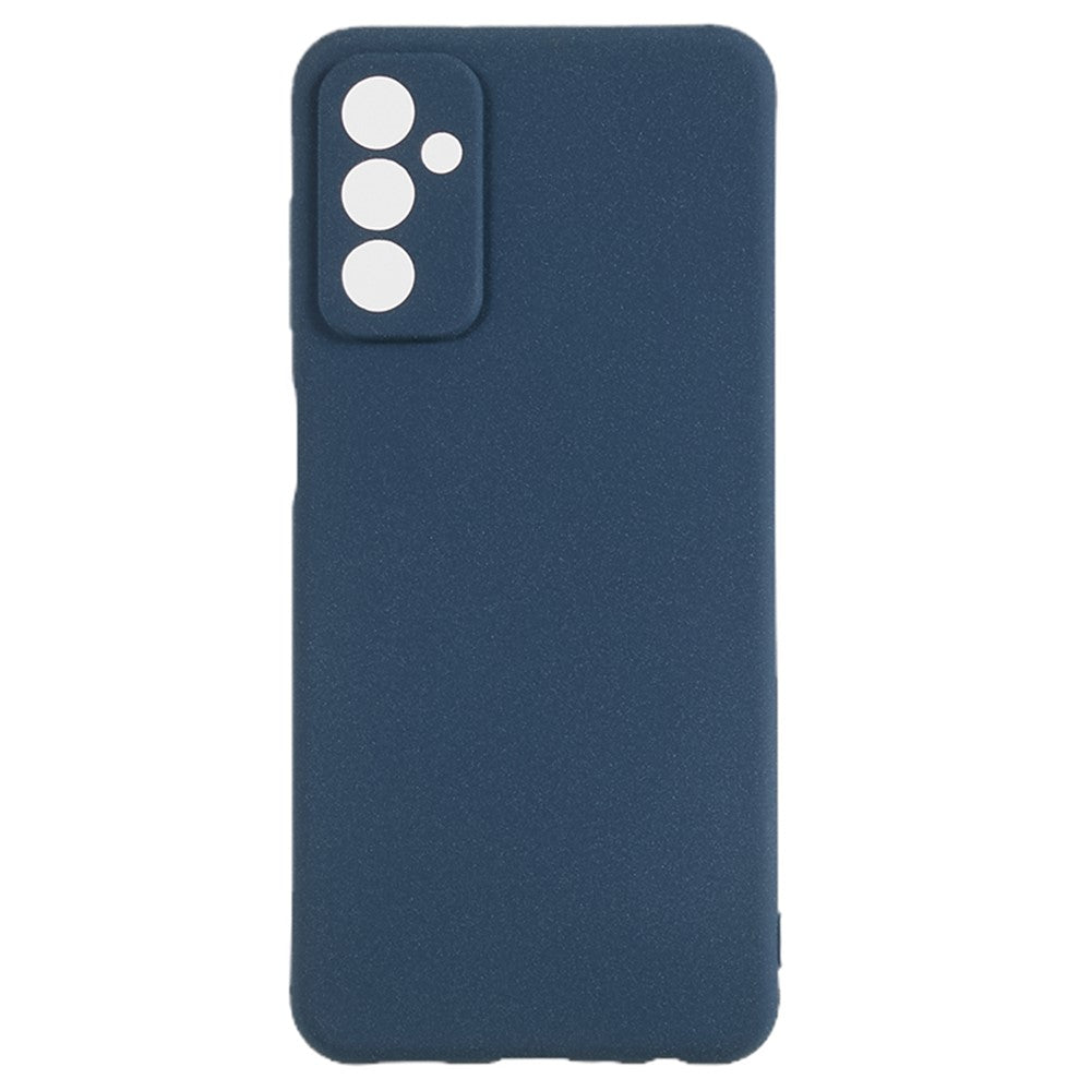 For Samsung Galaxy M13 4G / F13 4G TPU Phone Case Double-Sided Matte Phone Cover Anti-scratch Shell - Navy Blue
