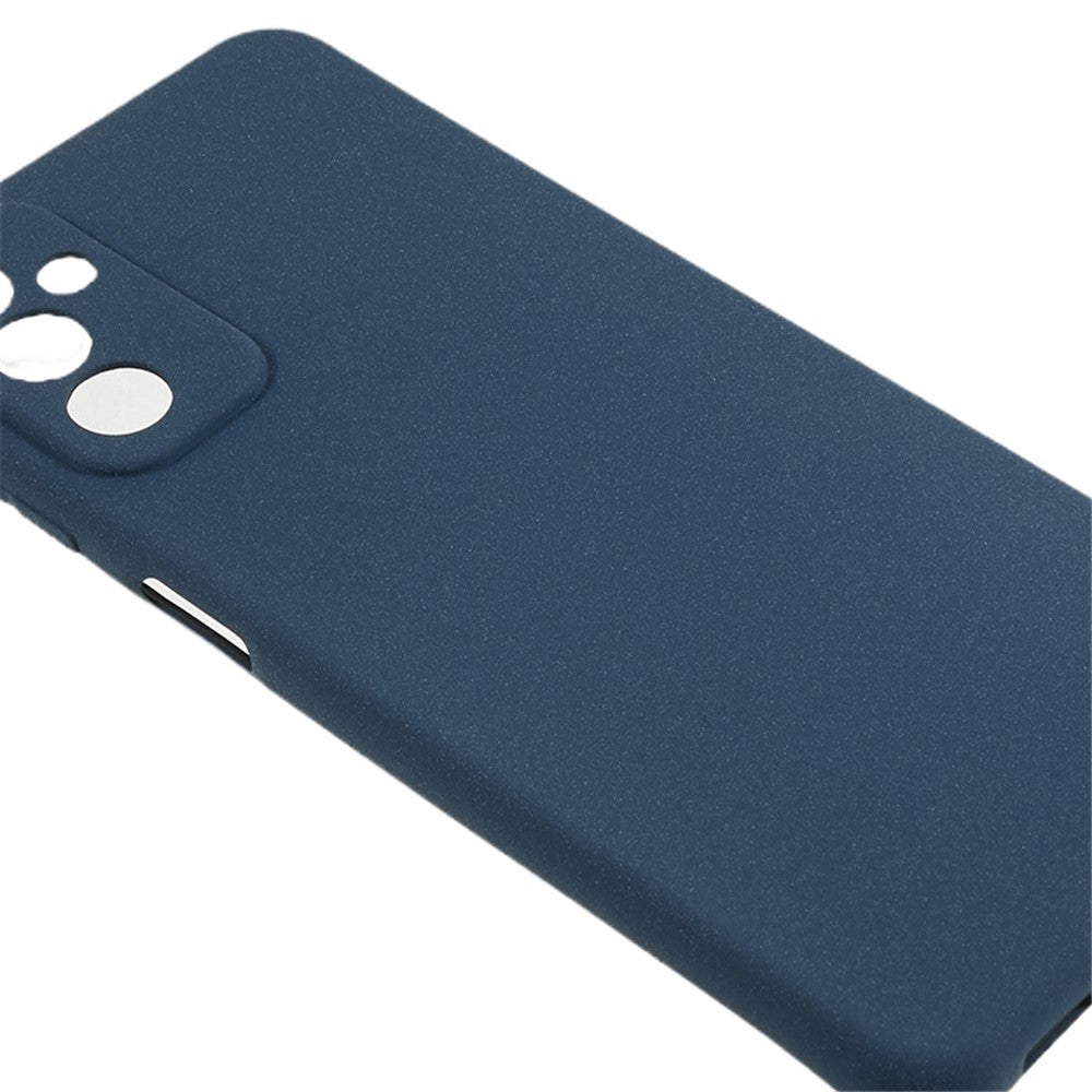 For Samsung Galaxy M13 4G / F13 4G TPU Phone Case Double-Sided Matte Phone Cover Anti-scratch Shell - Navy Blue