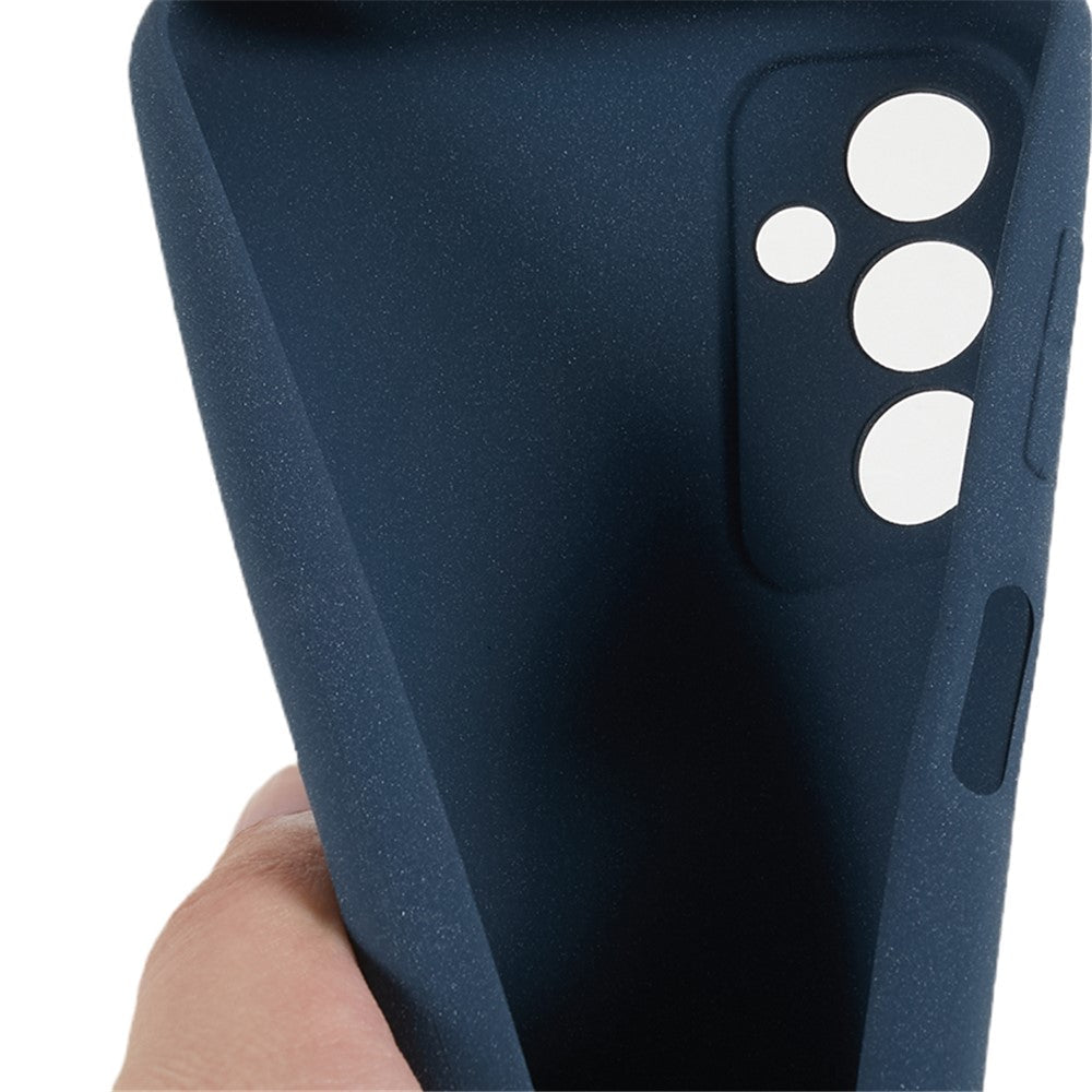 For Samsung Galaxy M13 4G / F13 4G TPU Phone Case Double-Sided Matte Phone Cover Anti-scratch Shell - Navy Blue