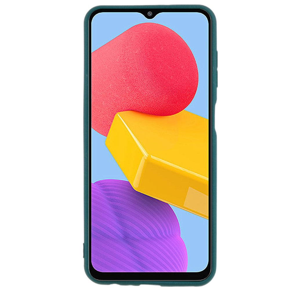For Samsung Galaxy M13 4G / F13 4G TPU Phone Case Double-Sided Matte Phone Cover Anti-scratch Shell - Green