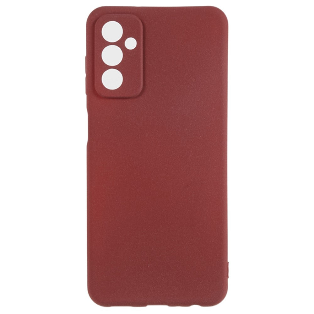 For Samsung Galaxy M13 4G / F13 4G TPU Phone Case Double-Sided Matte Phone Cover Anti-scratch Shell - Wine Red
