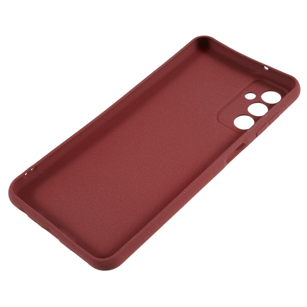 For Samsung Galaxy M13 4G / F13 4G TPU Phone Case Double-Sided Matte Phone Cover Anti-scratch Shell - Wine Red