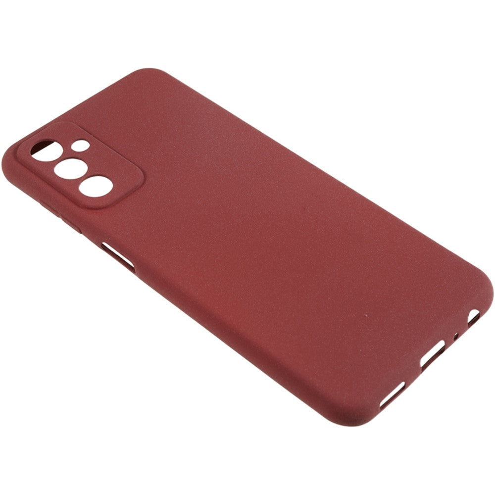 For Samsung Galaxy M13 4G / F13 4G TPU Phone Case Double-Sided Matte Phone Cover Anti-scratch Shell - Wine Red