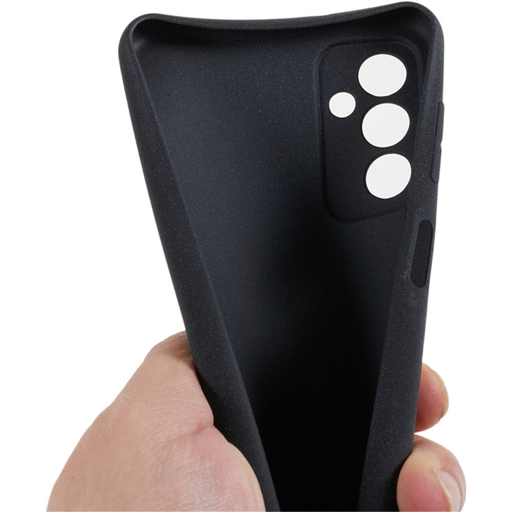 For Samsung Galaxy M13 4G / F13 4G TPU Phone Case Double-Sided Matte Phone Cover Anti-scratch Shell - Black