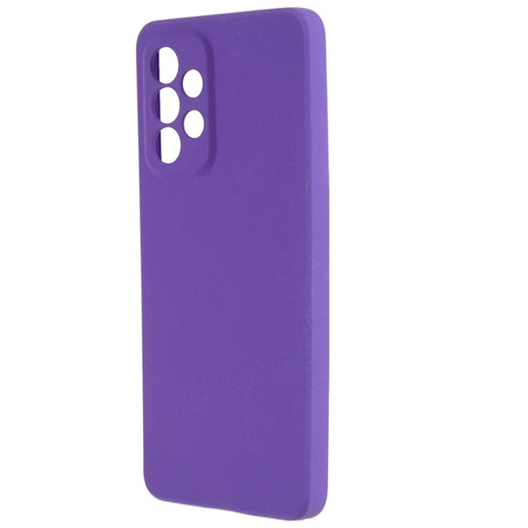 Phone Cover for Samsung Galaxy A33 5G Anti-scratch Double-Sided Matte TPU Phone Case - Purple