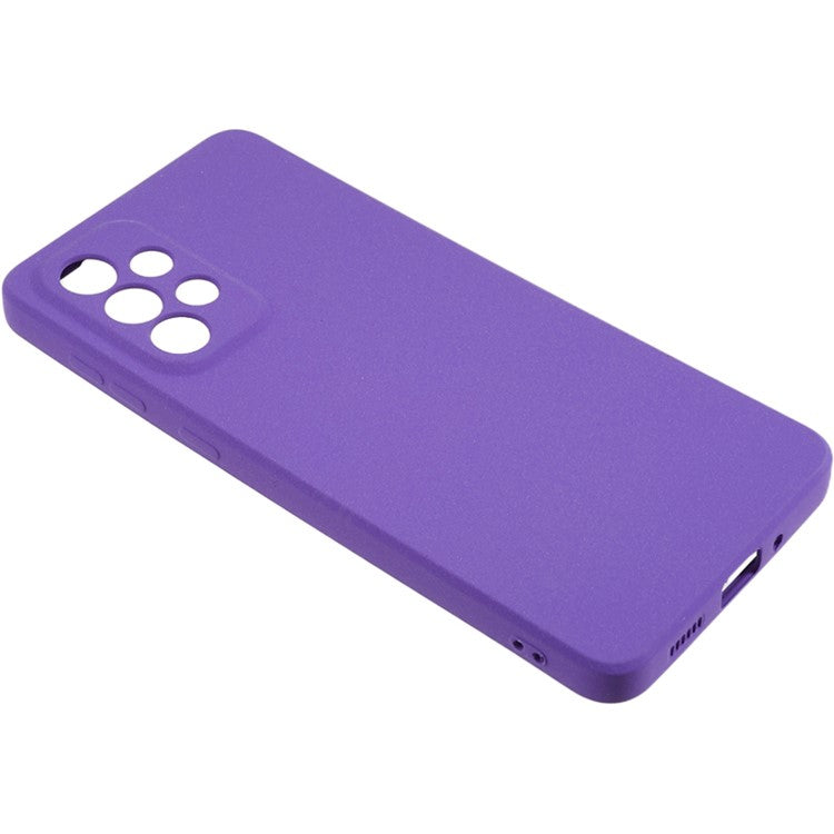 Phone Cover for Samsung Galaxy A33 5G Anti-scratch Double-Sided Matte TPU Phone Case - Purple
