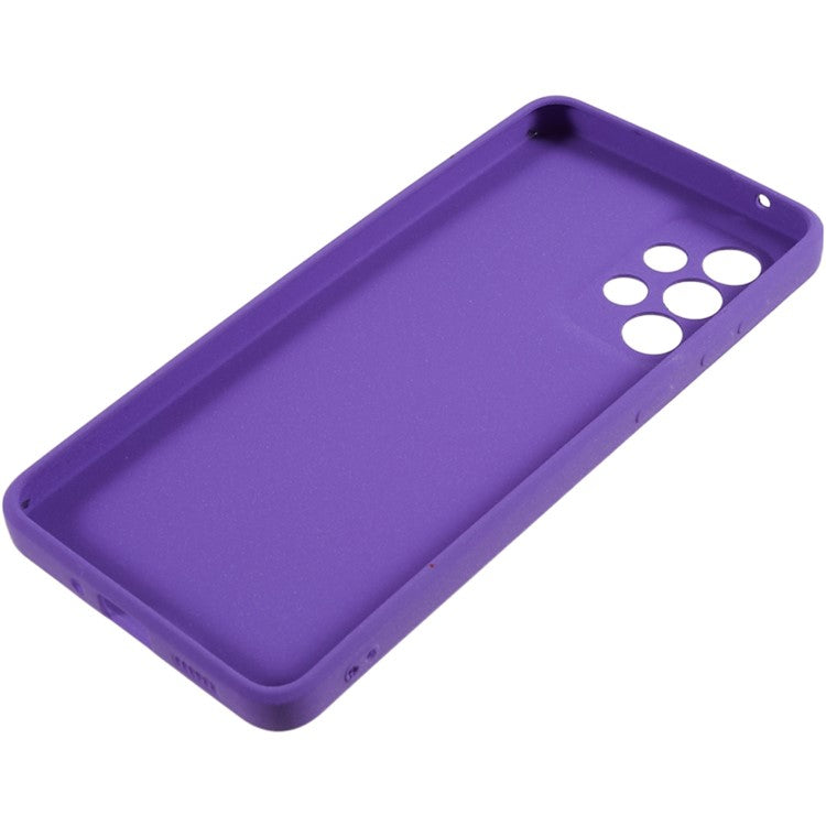 Phone Cover for Samsung Galaxy A33 5G Anti-scratch Double-Sided Matte TPU Phone Case - Purple