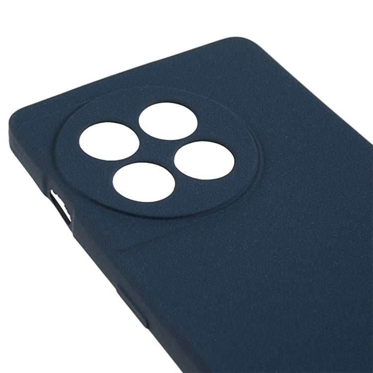 For OnePlus 11R 5G / Ace 2 5G Mobile Phone TPU Case Double-Sided Matte Phone Back Cover - Navy Blue