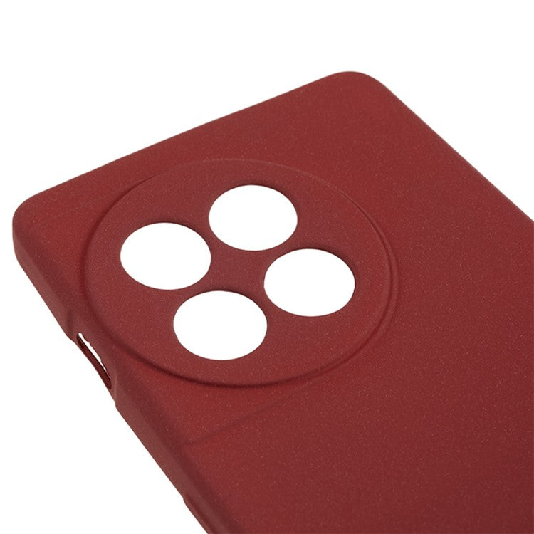 For OnePlus 11R 5G / Ace 2 5G Mobile Phone TPU Case Double-Sided Matte Phone Back Cover - Wine Red