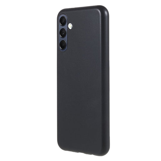 For Samsung Galaxy M14 5G Soft TPU Phone Case Glossy Anti-drop Protective Phone Cover - Black