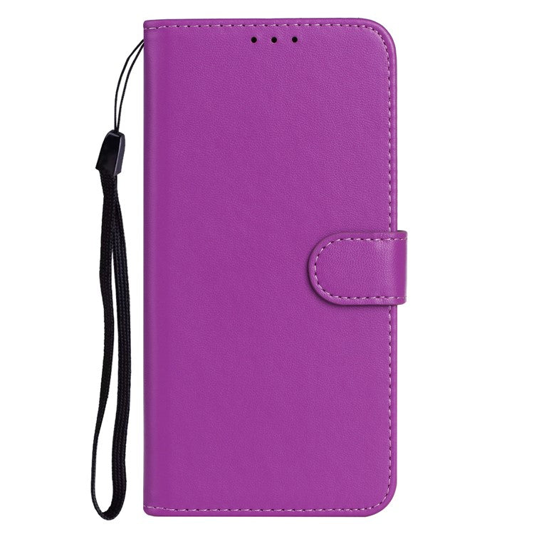 B40 Mobile Phone Case for Google Pixel 7 Pro 5G , Shockproof PU Leather Wallet Stand Phone Cover - Purple