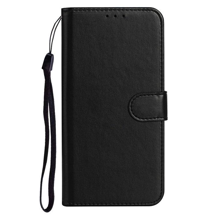 B40 Smartphone Case for Google Pixel 7a , Wallet Stand Phone Cover PU Leather+TPU Phone Shell - Black
