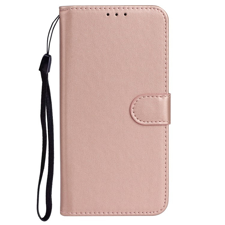 B40 For Google Pixel 6 Anti-Drop Wallet Phone Case PU Leather Magnetic Closure Phone Stand Cover - Rose Gold
