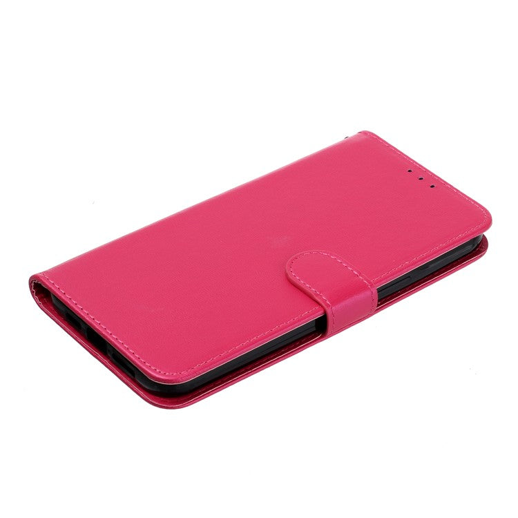 B40 For Google Pixel 6 Anti-Drop Wallet Phone Case PU Leather Magnetic Closure Phone Stand Cover - Rose