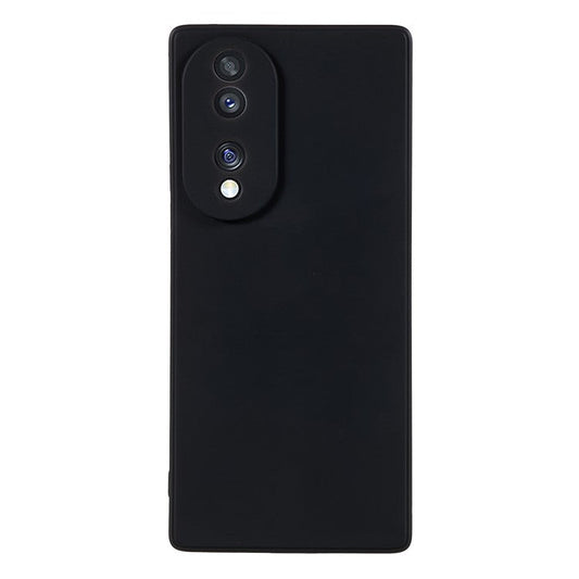 For Honor 70 5G Straight Edge TPU Phone Case Precise Cutout Camera Protection Cover - Black