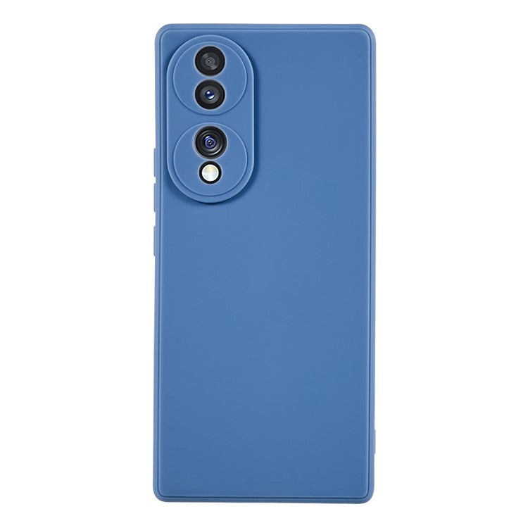 For Honor 70 5G Straight Edge TPU Phone Case Precise Cutout Camera Protection Cover - Lavender Grey