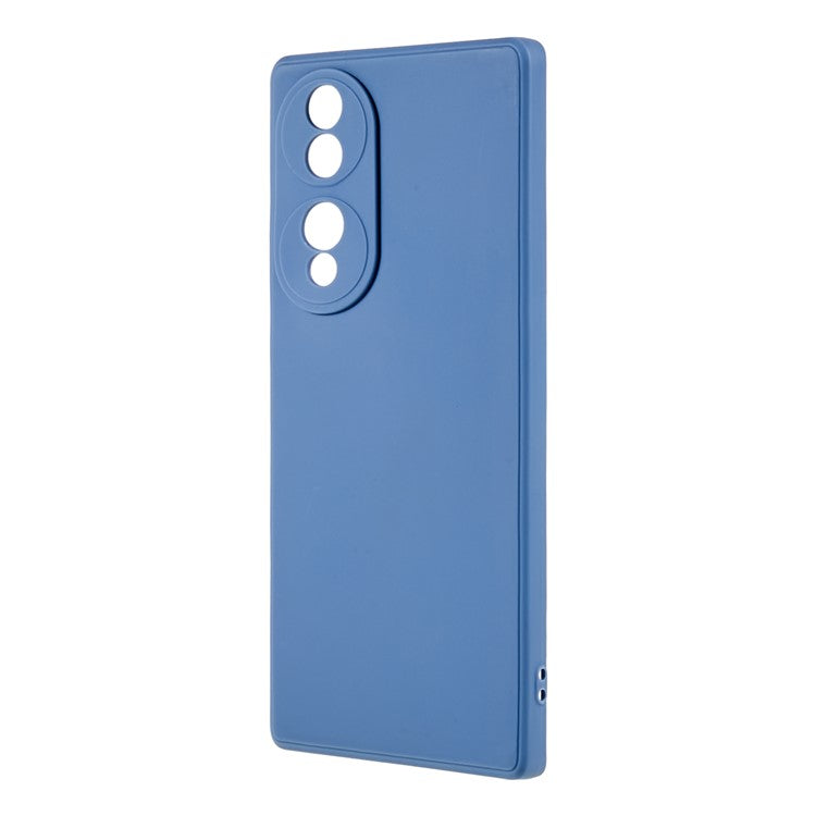 For Honor 70 5G Straight Edge TPU Phone Case Precise Cutout Camera Protection Cover - Lavender Grey