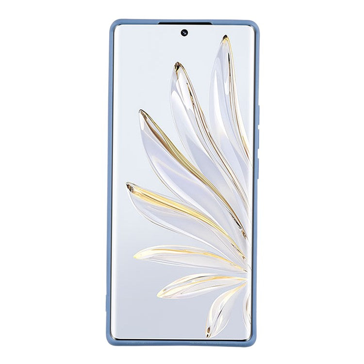 For Honor 70 5G Straight Edge TPU Phone Case Precise Cutout Camera Protection Cover - Lavender Grey