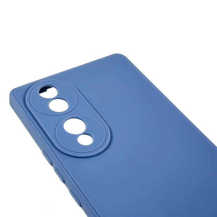 For Honor 70 5G Straight Edge TPU Phone Case Precise Cutout Camera Protection Cover - Lavender Grey