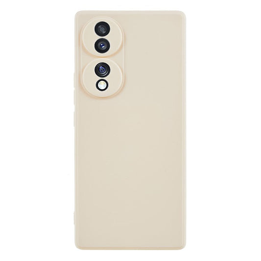 For Honor 70 5G Straight Edge TPU Phone Case Precise Cutout Camera Protection Cover - White