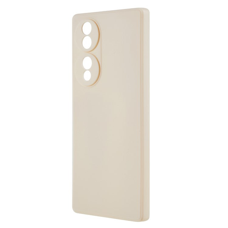 For Honor 70 5G Straight Edge TPU Phone Case Precise Cutout Camera Protection Cover - White