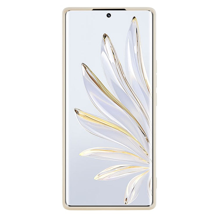 For Honor 70 5G Straight Edge TPU Phone Case Precise Cutout Camera Protection Cover - White