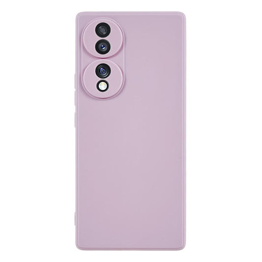 For Honor 70 5G Straight Edge TPU Phone Case Precise Cutout Camera Protection Cover - Purple