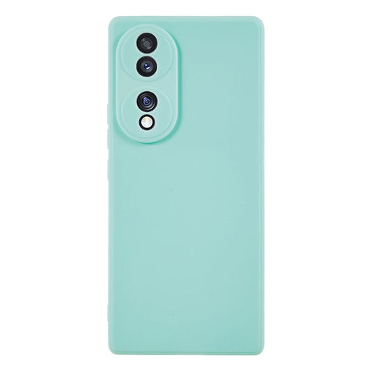For Honor 70 5G Straight Edge TPU Phone Case Precise Cutout Camera Protection Cover - Baby Blue