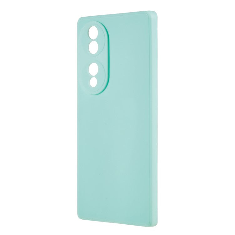For Honor 70 5G Straight Edge TPU Phone Case Precise Cutout Camera Protection Cover - Baby Blue
