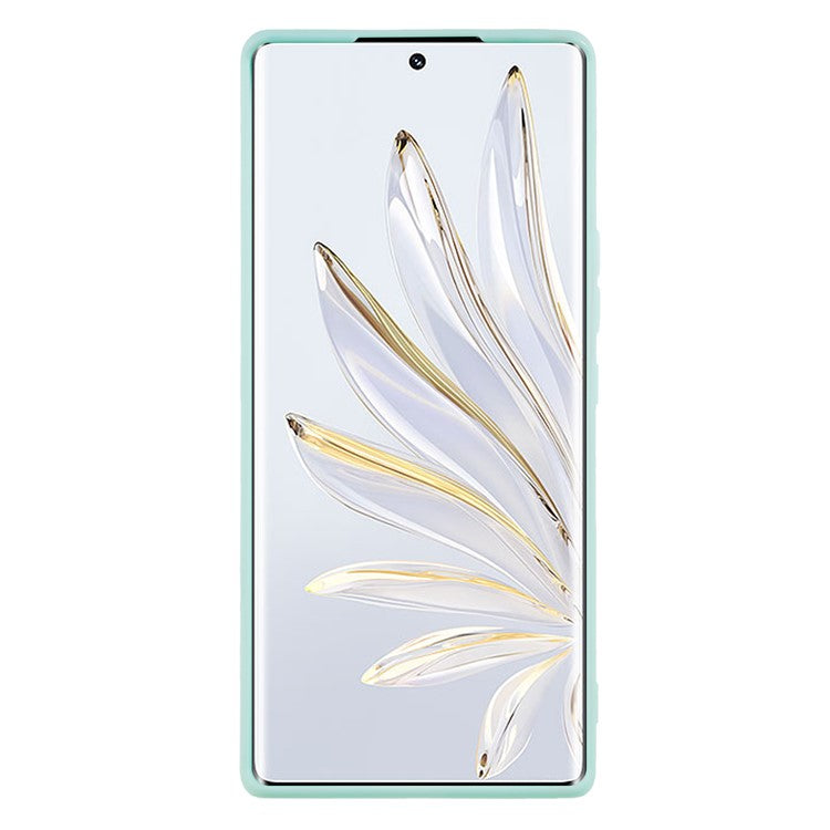 For Honor 70 5G Straight Edge TPU Phone Case Precise Cutout Camera Protection Cover - Baby Blue