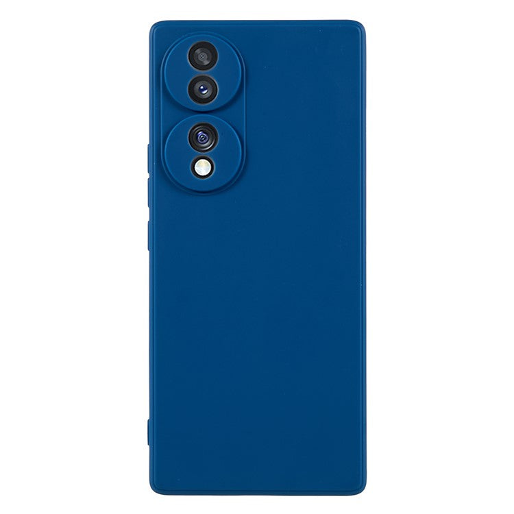 For Honor 70 5G Straight Edge TPU Phone Case Precise Cutout Camera Protection Cover - Sapphire