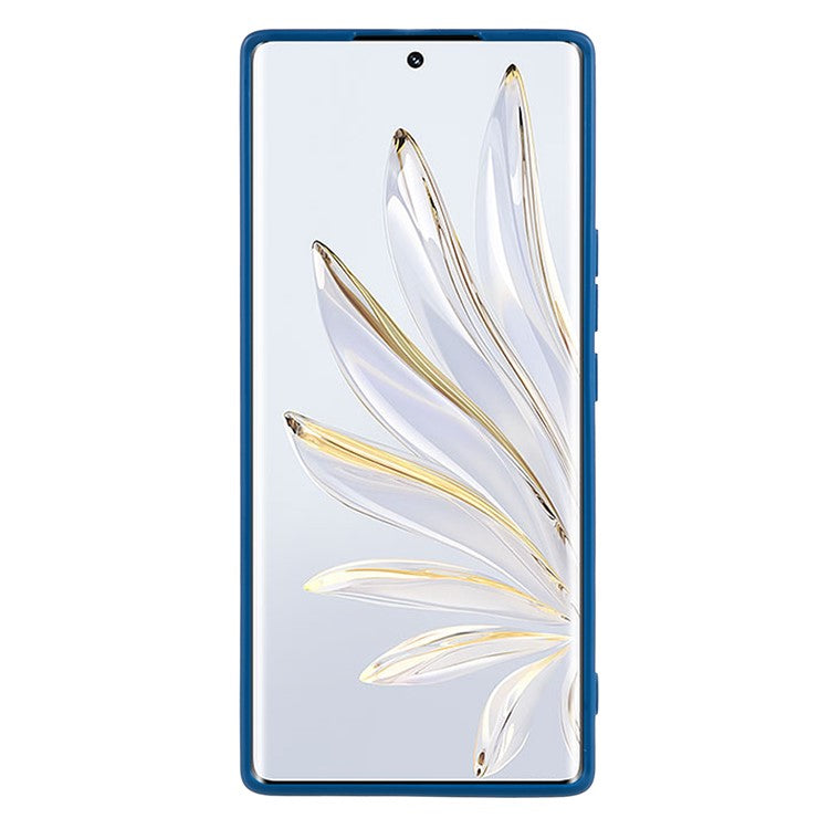 For Honor 70 5G Straight Edge TPU Phone Case Precise Cutout Camera Protection Cover - Sapphire