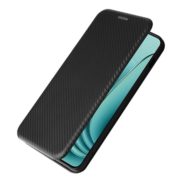 For OnePlus Nord 3 5G / Ace 2V Carbon Fiber Texture Leather Stand Phone Case Card Holder Phone Cover - Black