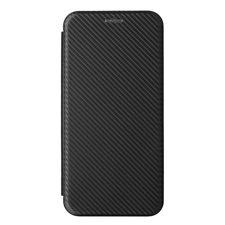 For OnePlus Nord 3 5G / Ace 2V Carbon Fiber Texture Leather Stand Phone Case Card Holder Phone Cover - Black