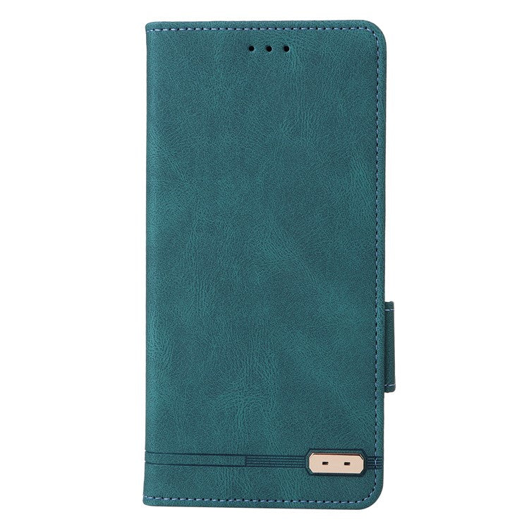 For OnePlus Nord 3 5G / Ace 2V Hardware Decor Wallet Stand Cover Magnetic PU Leather Anti-drop Case - Blue