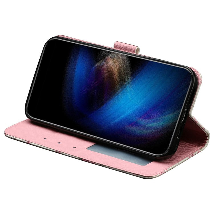 For Google Pixel 7 Pro 5G Flip Stand Phone Case 3D Pattern Printing PU Leather Wallet Phone Folio Cover with Strap - Roses