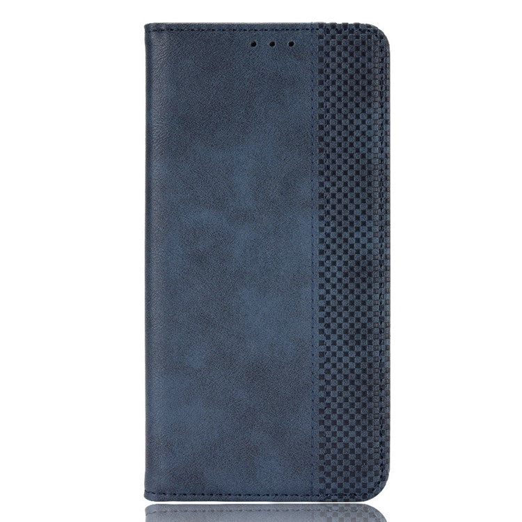 For OnePlus Nord CE 3 Lite 5G / Nord N30 5G Wallet Phone Case Retro PU Leather Mobile Phone Stand Cover - Blue