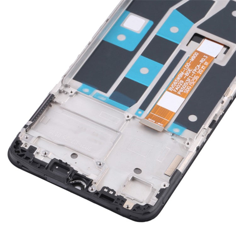 For Oppo A54s Grade S OEM LCD Screen and Digitizer Assembly + Frame Replace Part (without Logo)