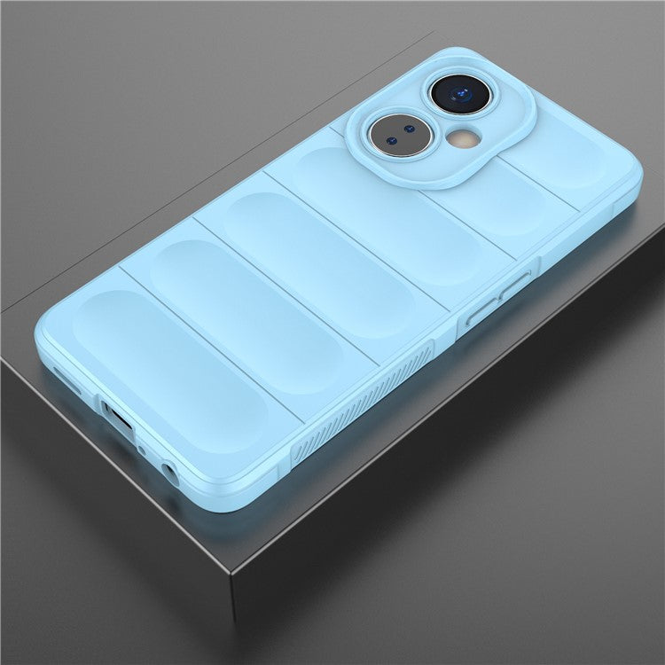 For OnePlus Nord CE 3 Lite 5G / Nord N30 5G Soft TPU Rugged Protective Phone Case Drop-Proof Cover - Baby Blue